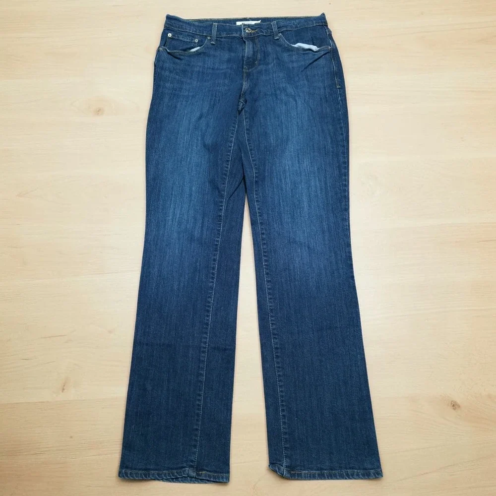 Levis 505 Stretch Denim Jeans Womens Size 29 x 32 *Fits 30 x 30* Blue Wash Pants